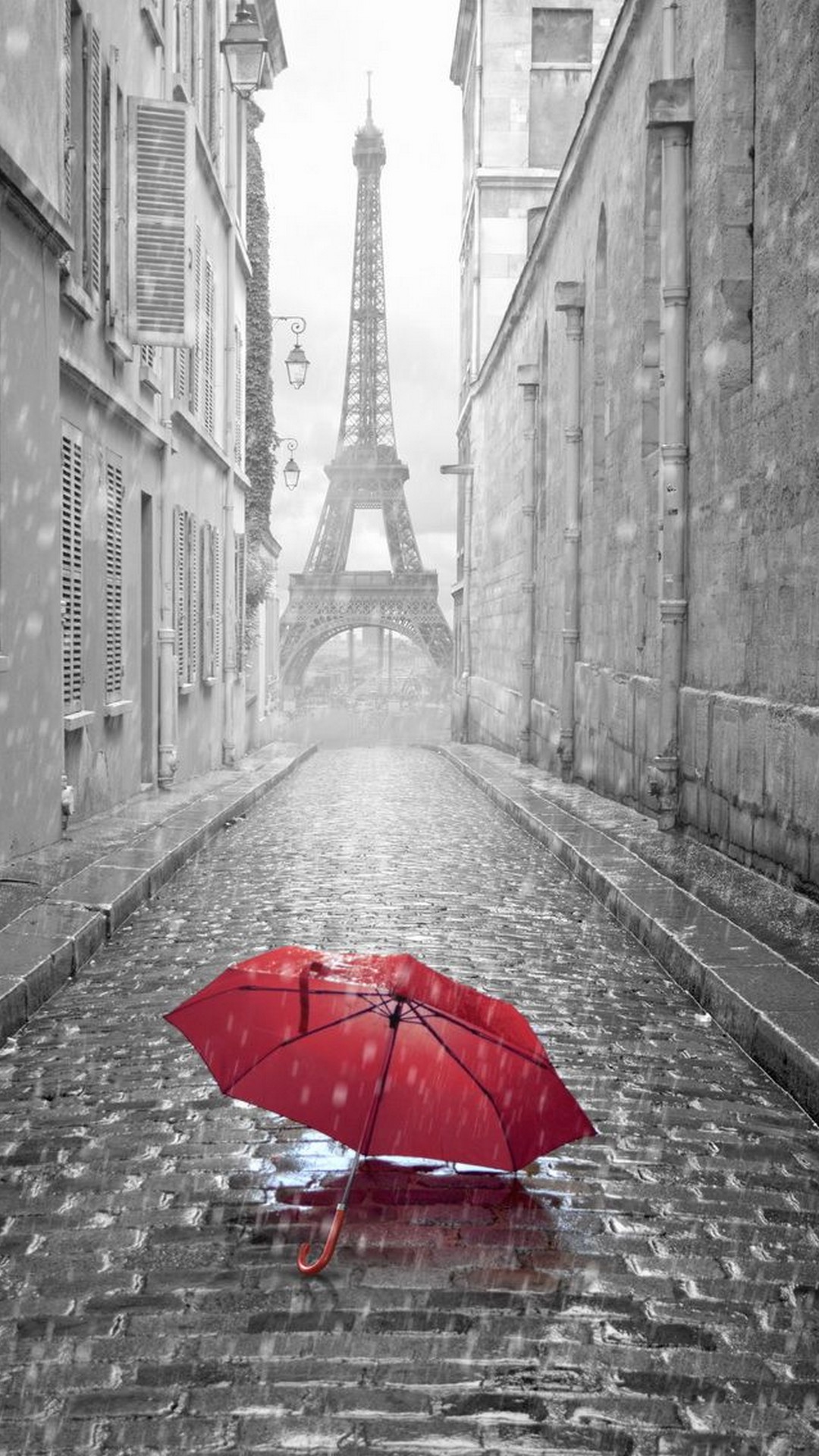Lluvia sobre Paris, fondo de pantalla | Ringtina