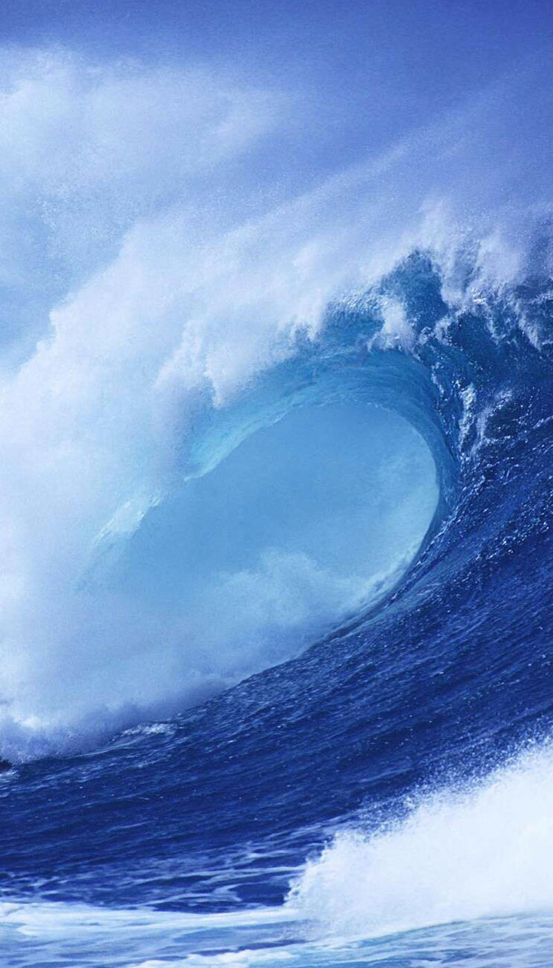 Gran ola azul, fondo de pantalla | Ringtina
