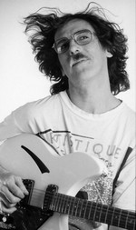 Charly Garcia en blanco y negro