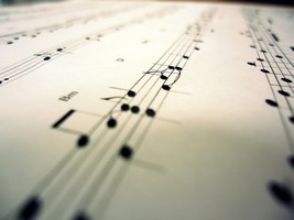 Partitura para fondo de pantalla