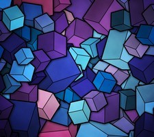 Cubos como fondo de pantalla