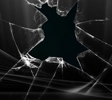 Vidrio de pantalla roto