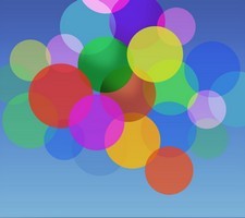Circulos de colores en tu pantalla