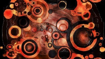 Wallpaper 3d en dos colores