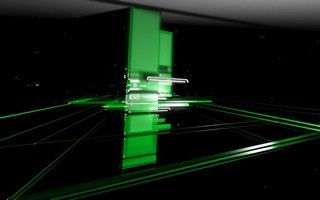 Fondo verde brillante