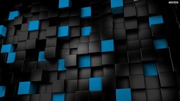 Fondo abstracto con cubos 3D