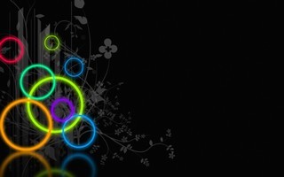 Circulos y flores