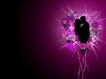 Amor fondo fucsia | Fondo de pantalla