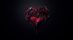 Corazon con lazos | Fondo para celulares