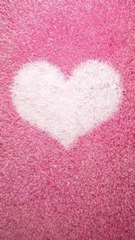 Corazon en tapiz rosa | Fondo para whatsapp