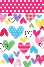 Corazones y colores