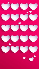 Corazones blancos
