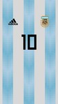 Bandera Argentina camiseta 10