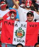 Hinchada Peru a Rusia 2018