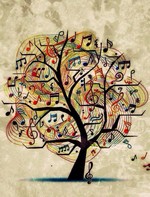 El arbol de la música | Wallpaper para smartphones