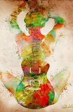 El cuerpo de la guitarra | Wallpaper para celular