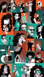 Colage de rock argentino | Wallpaper para el celu