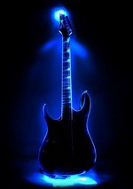 Guitarra electrica iluminada | Wallpaper para smartphones